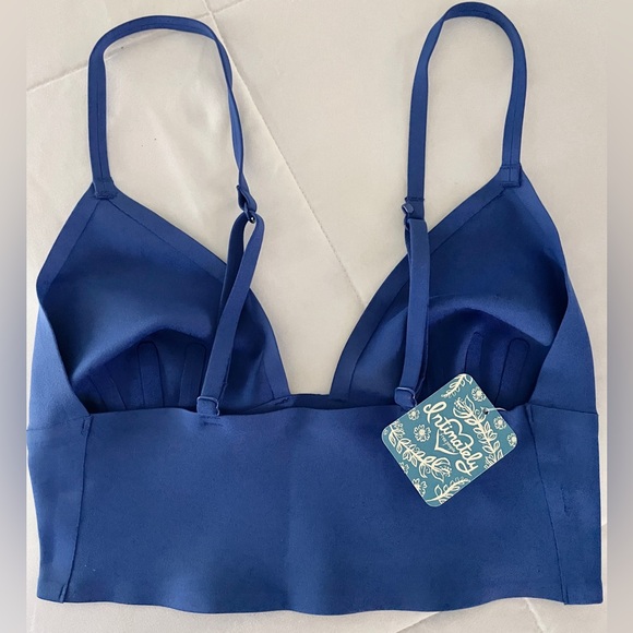 Free People Intimately • Sage Longline Neo Bralette • Exotic Aqua • XS • NWT - Picture 1 of 5
